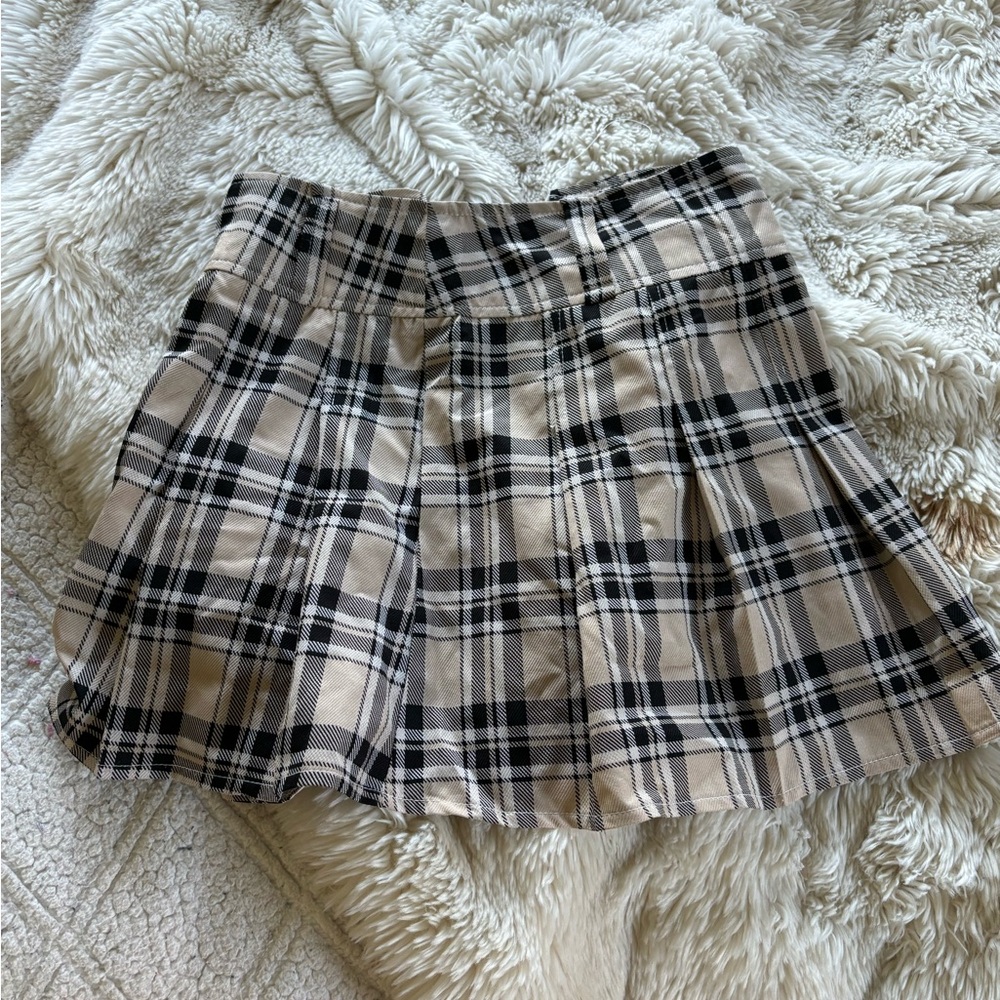 Plaid Mini Skirt